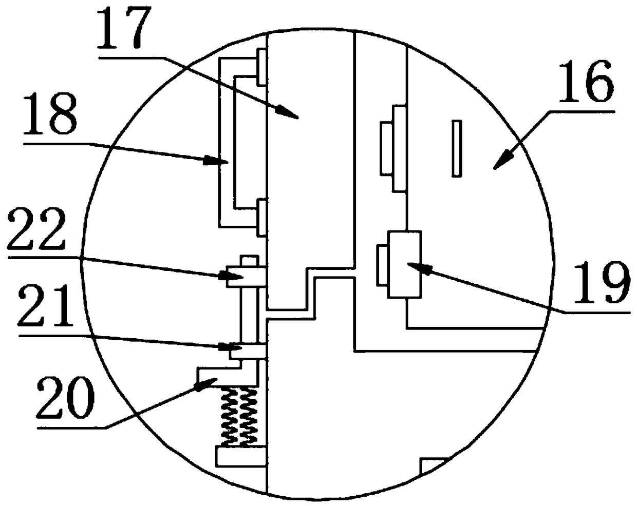 Infrared guiding device of intelligent home