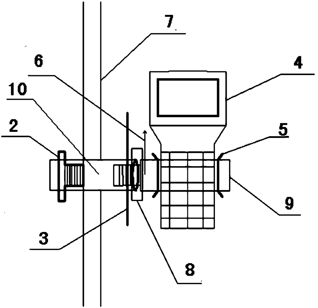 Coordinate measurement method and device for a GPS-RTK point without satellite signal