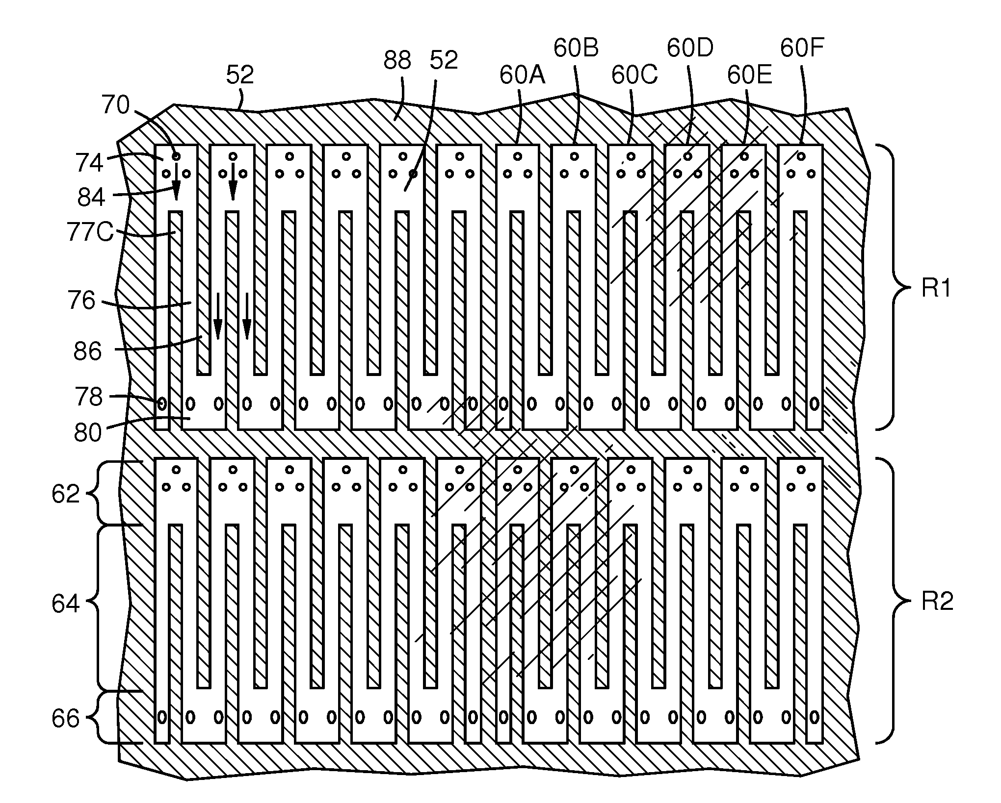 Cooling arrangement for a turbine component