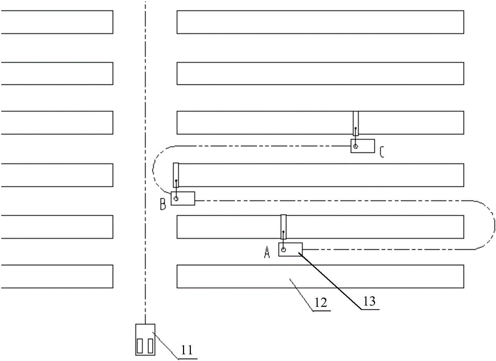 Water replenishing method and water replenishing truck for photovoltaic panel cleaning machines