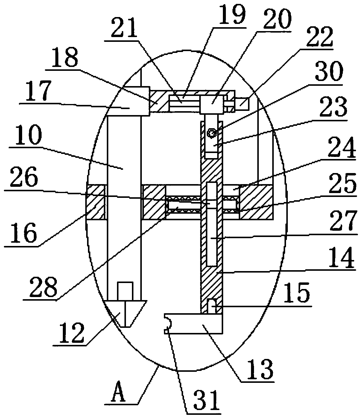 Nail taking device for orthopedics