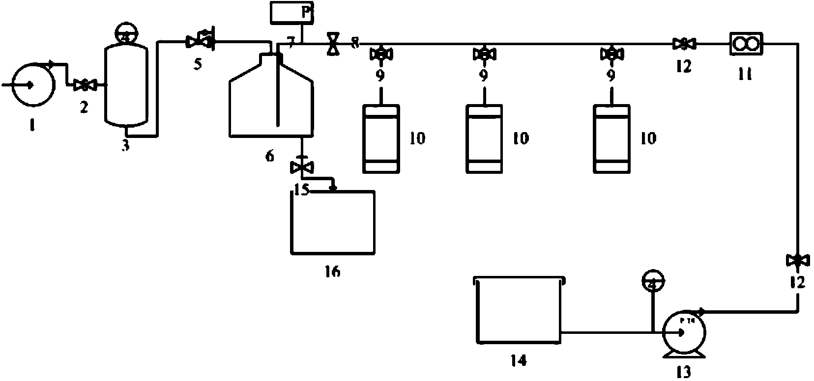 Waste and old hard-case power lithium ion battery electrolyte displacement apparatus and displacement method thereof