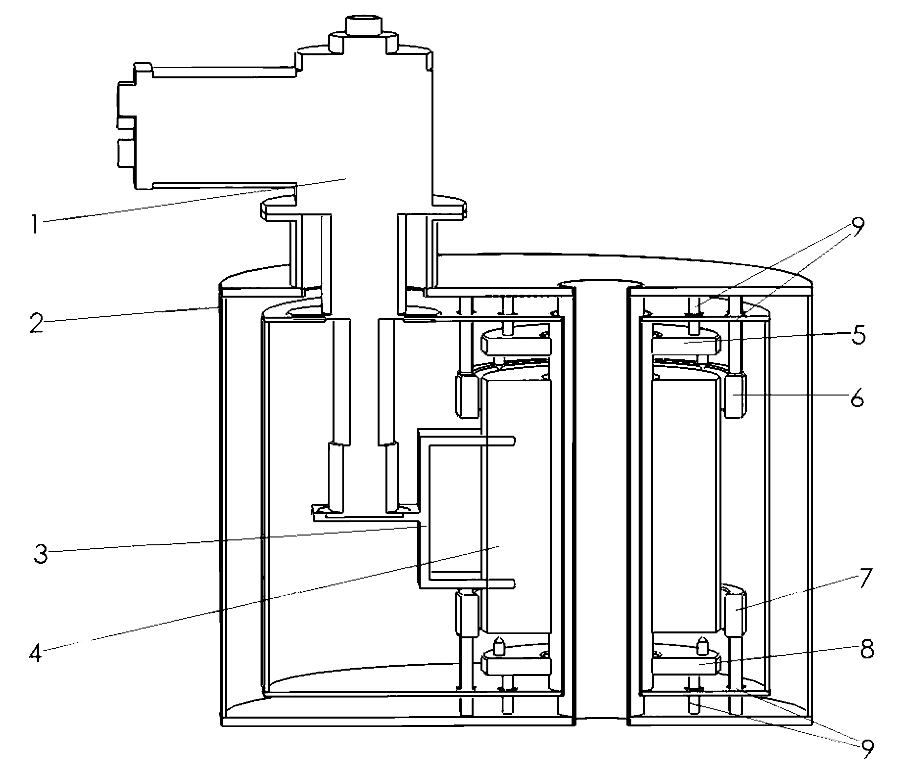 Superconducting magnet supporting and positioning system