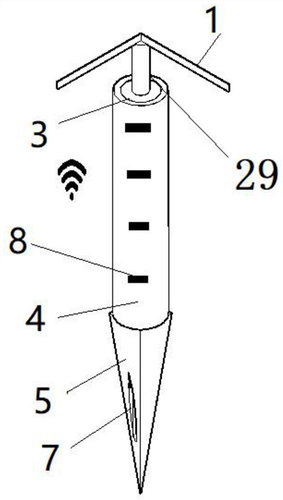 Intelligent 5G boundary pillars and methods capable of two-way tension adjustment for ecological protection