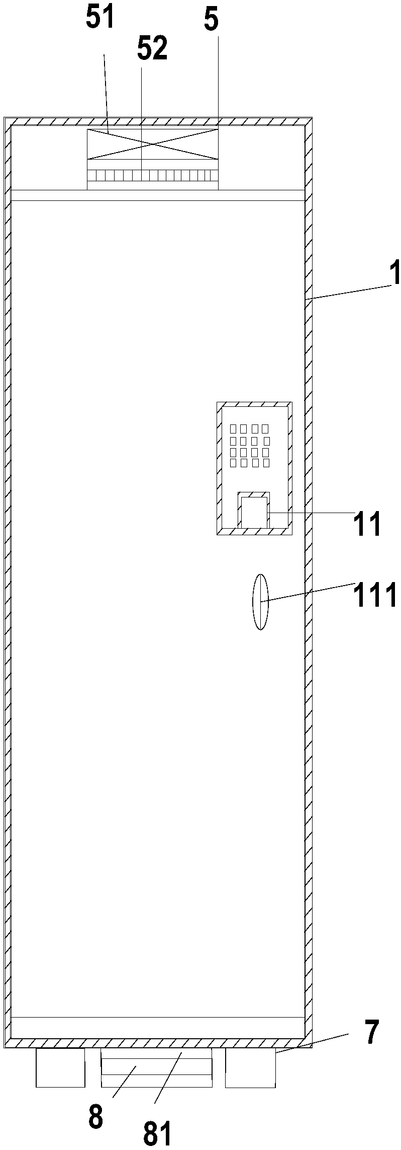 Multifunctional locker applied to sports places