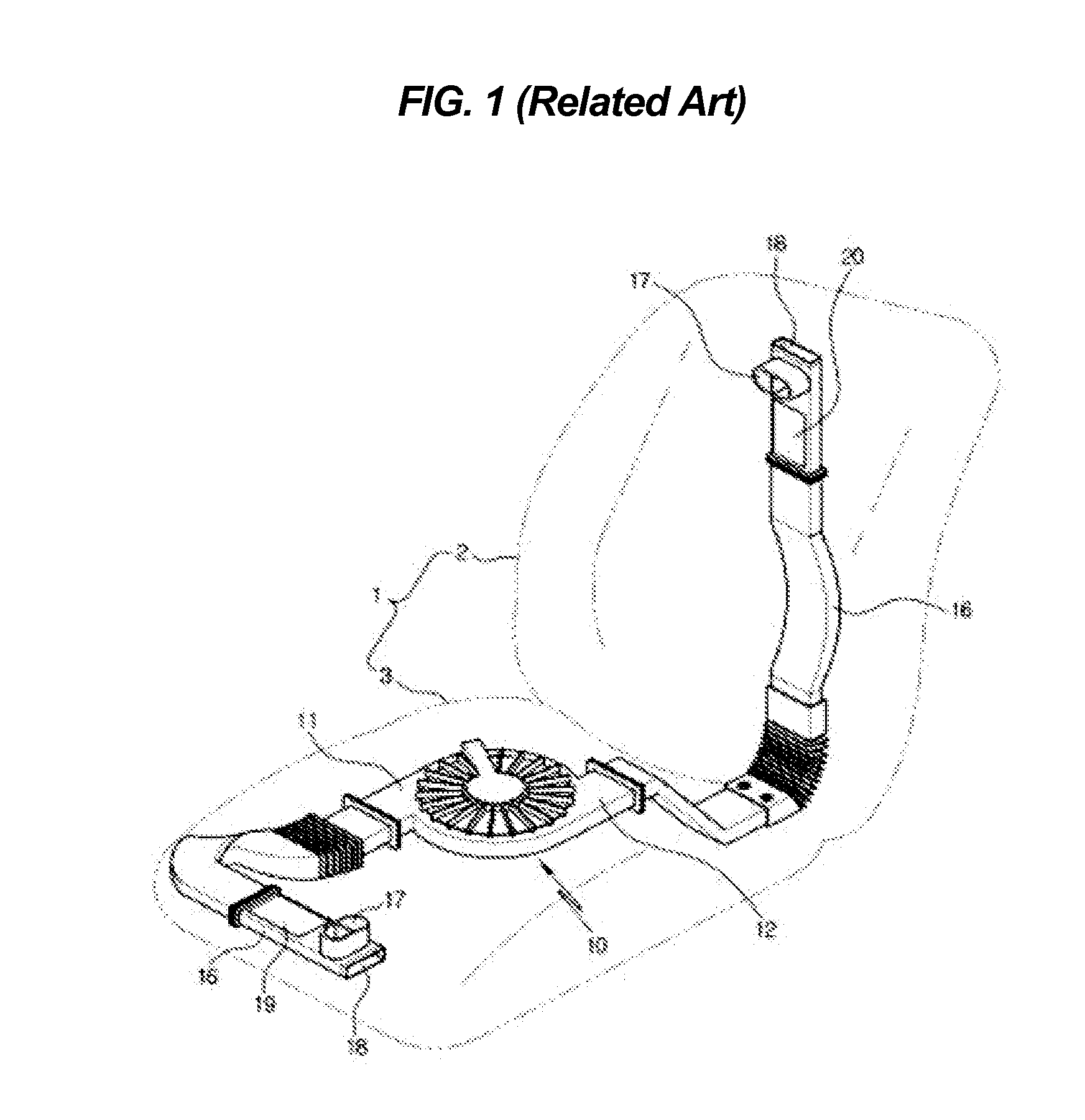 Air-conditioning ventilation seat module for vehicles