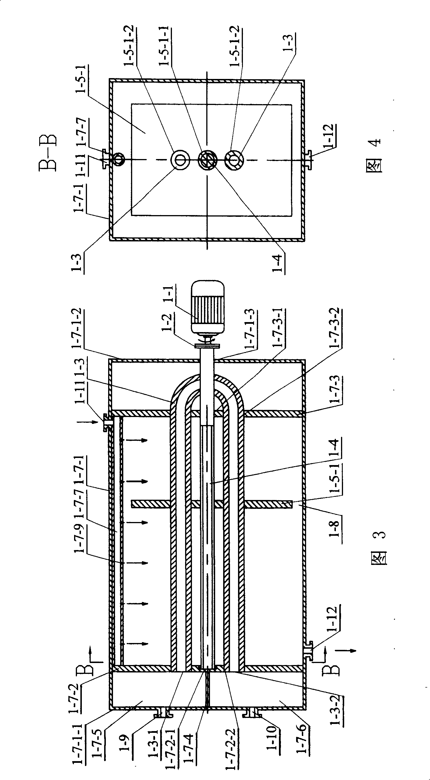 Solidification heat utilization and pollution preventing device for surface water source heat pump