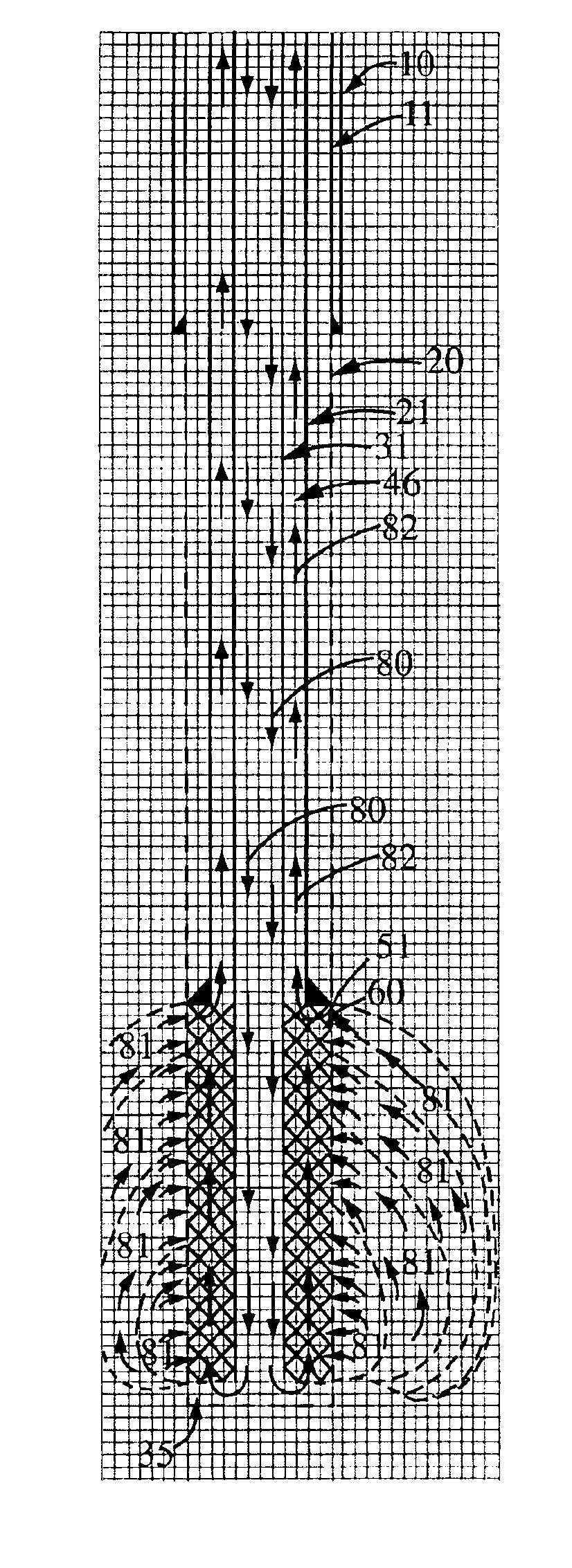 Method for upward growth of a hydraulic fracture along a well bore sandpacked annulus