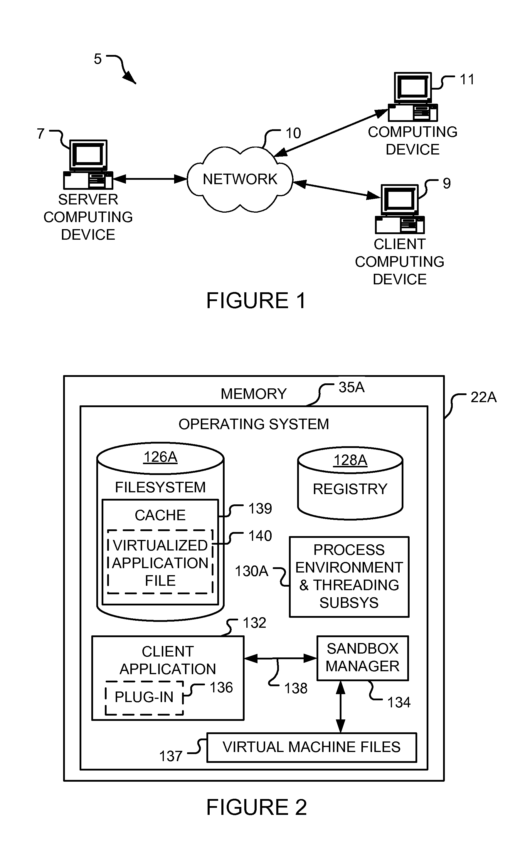 System for downloading and executing a virtual application