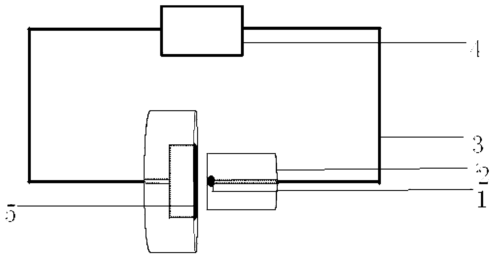 Method for detecting local corrosion of material by electrochemical noise technology, noise probe and manufacturing method of the noise probe