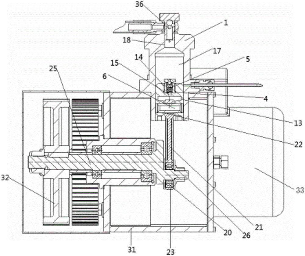 Plunger pump driving device with automatic compensation function