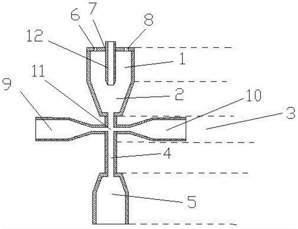 Liquid flow system of flow cytometer