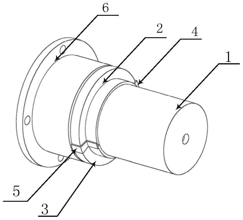 Metallic vapor deposition preventing structure for hollow cathode