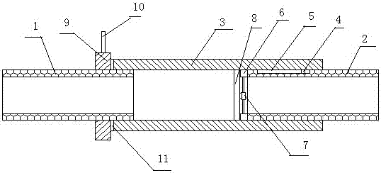 Continuously adjustable throttle valve