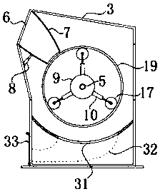 Adjusting mechanism capable of adjusting buffering power for hammer crusher