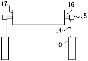 Adjusting mechanism capable of adjusting buffering power for hammer crusher