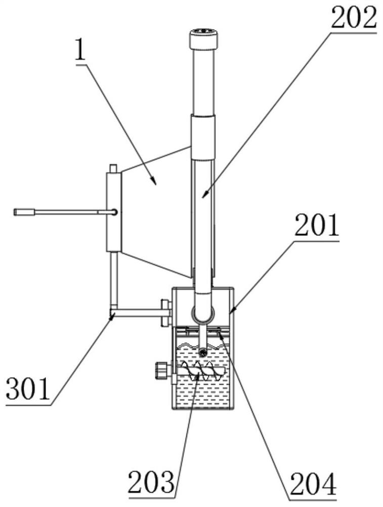 Convenient wound cleaning device for urinary surgery