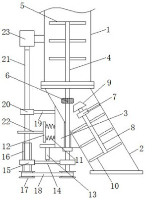 Anti-blocking device for coal drop pipe