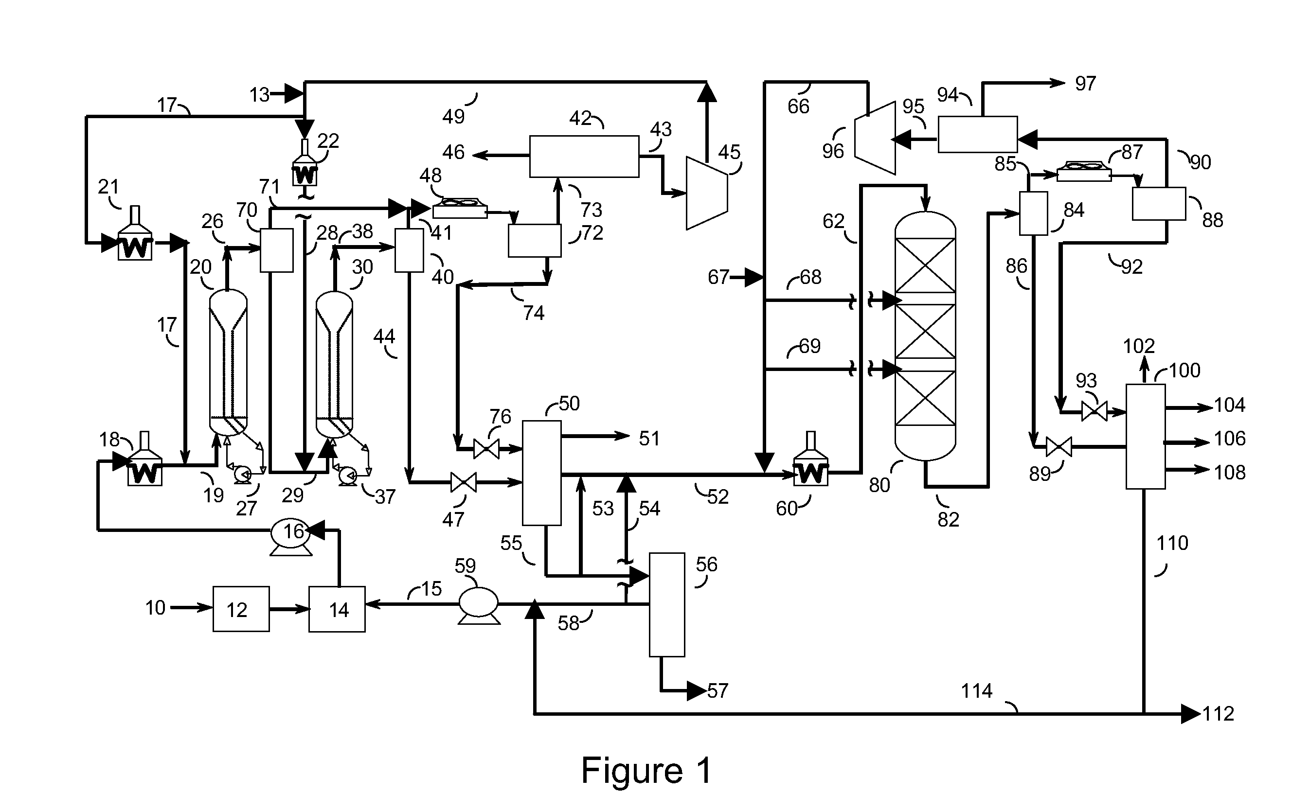 Coal conversion process and products, comprising two direct ebullated bed liquefaction stages and a fixed bed hydrocracking stage