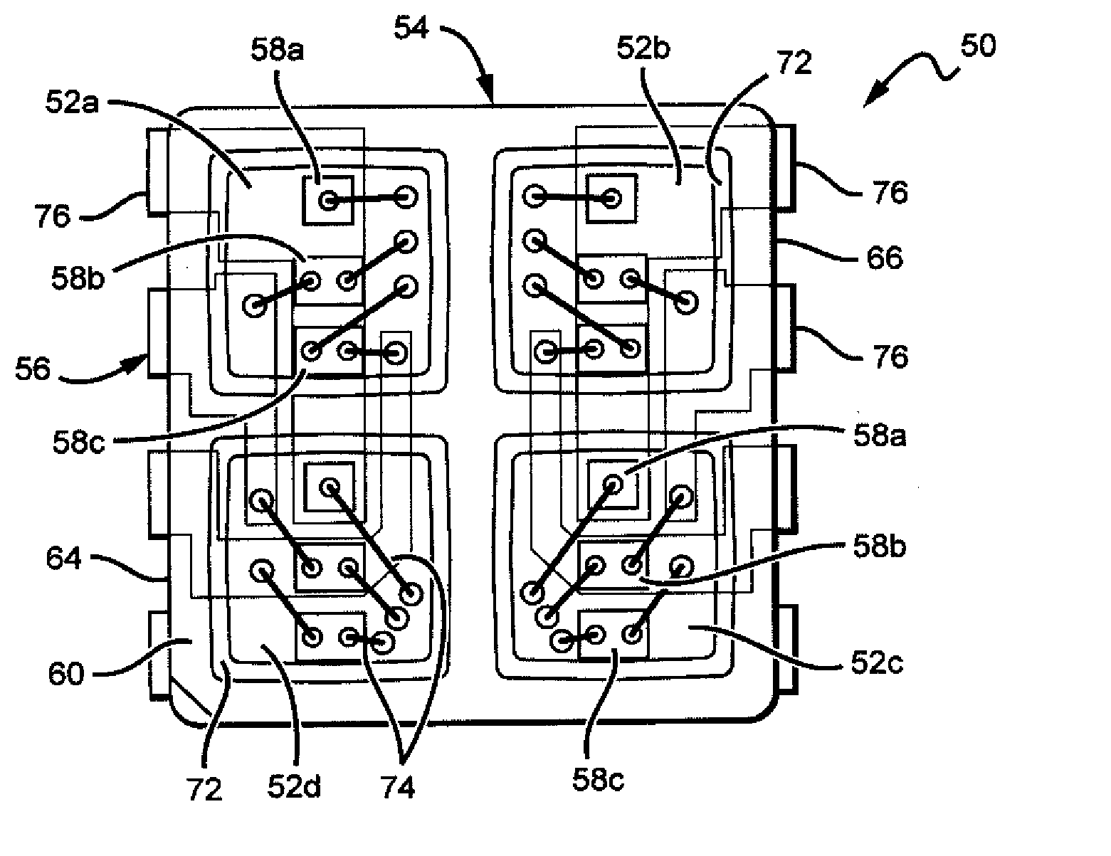 Multiple pixel surface mount device package