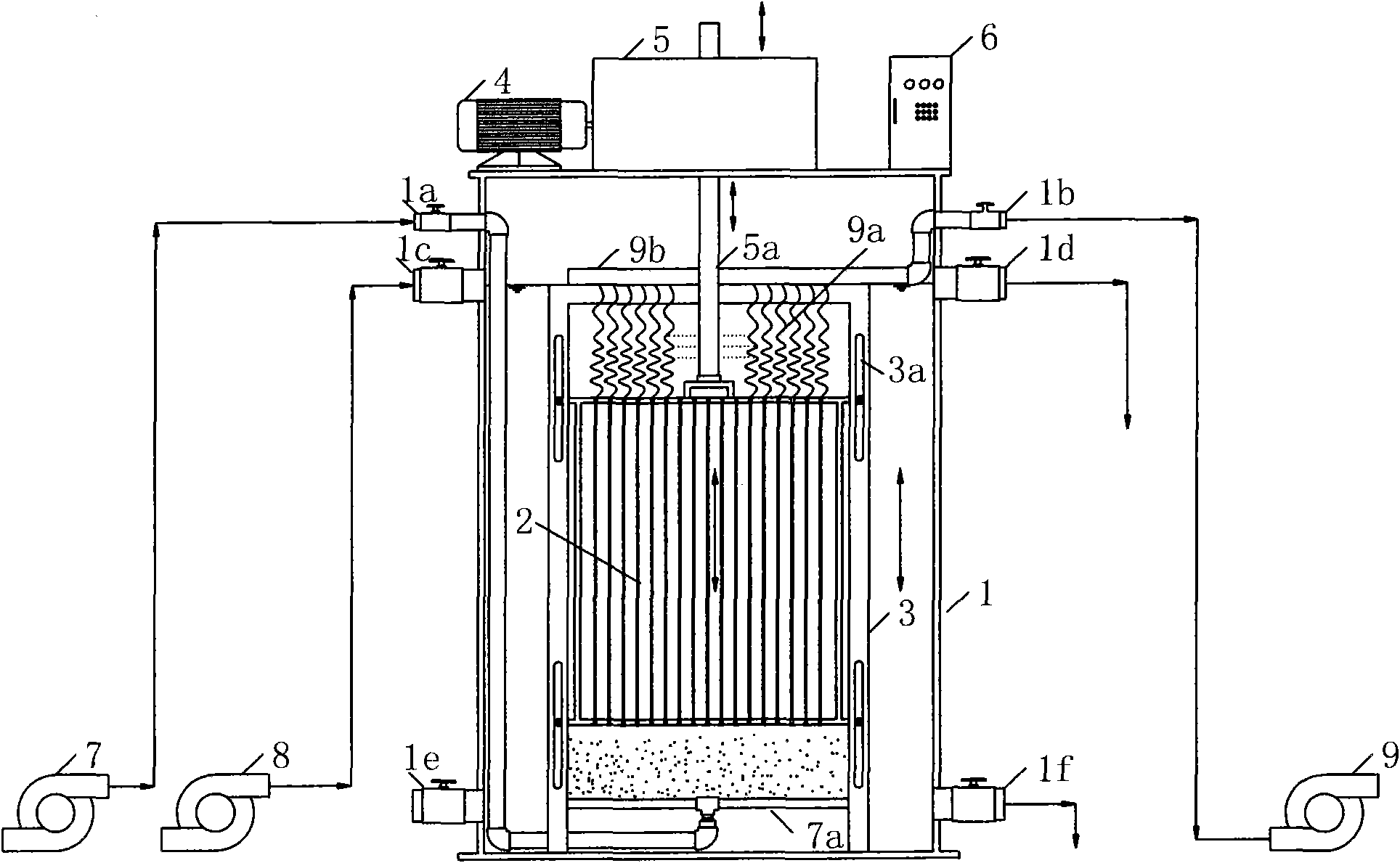 Anti-pollution high-efficiency vibration filtering separation device