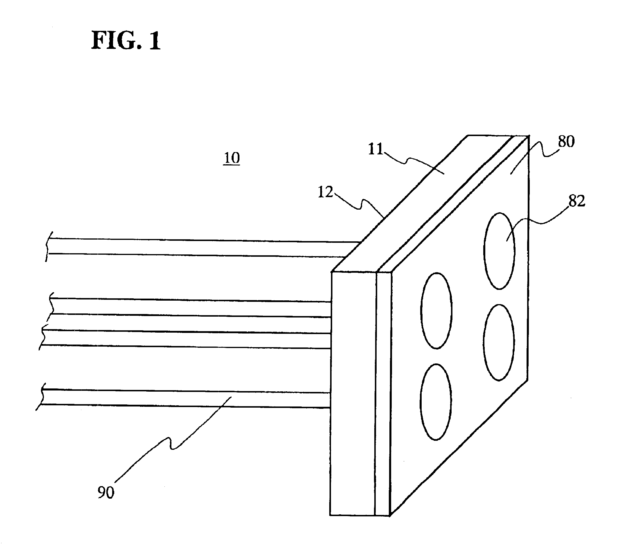 Optical fiber array with lenses