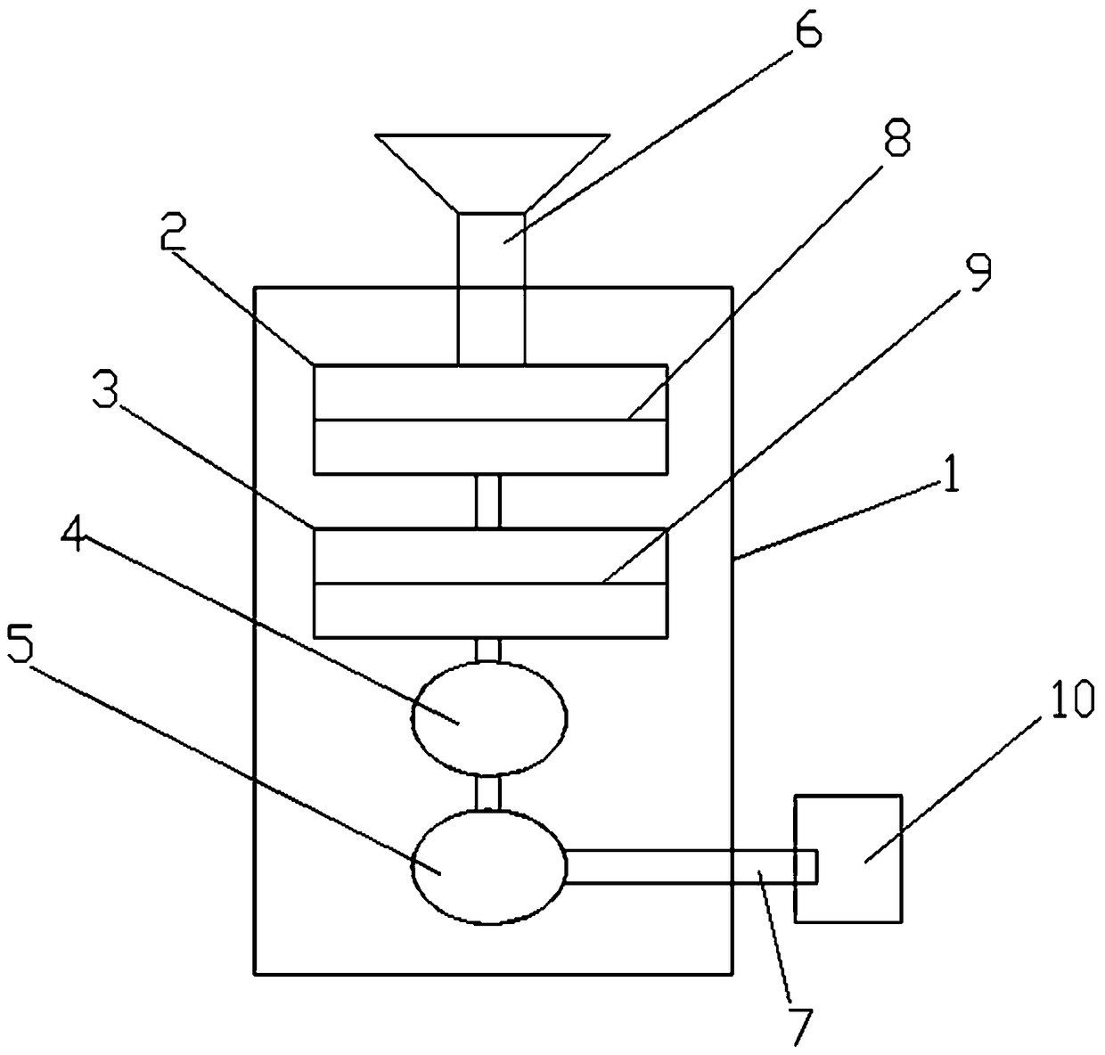 Environment-friendly device for filtering water body