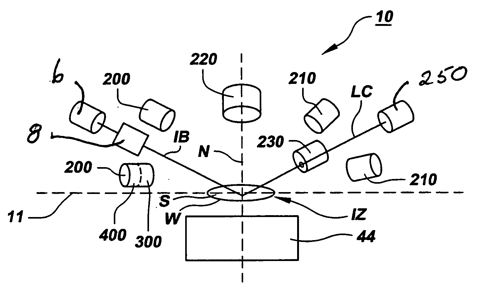 System and method for defect detection threshold determination in an workpiece surface inspection system