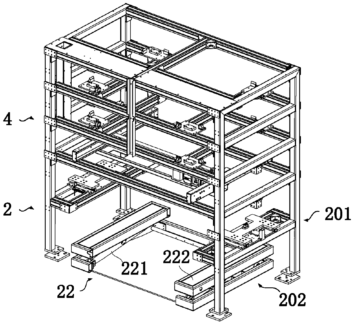 Simple battery replacing system, battery replacing method and battery replacing station