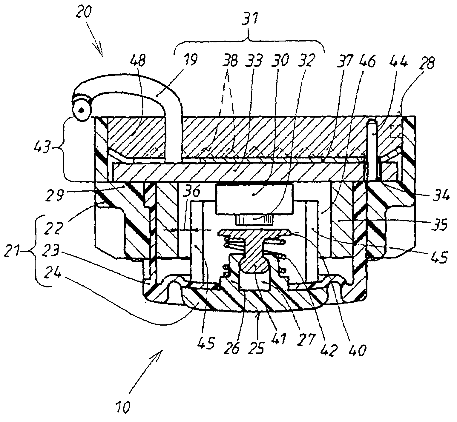 Handle for doors or hinged flaps of vehicles