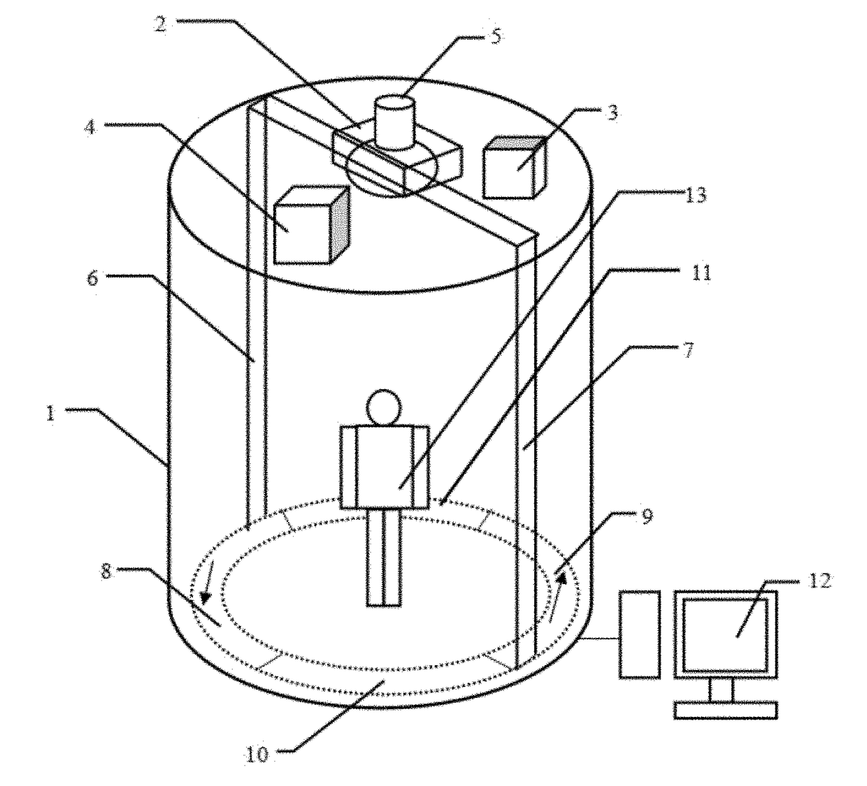 Security inspection system and method using the three-dimensional holographic imaging technology