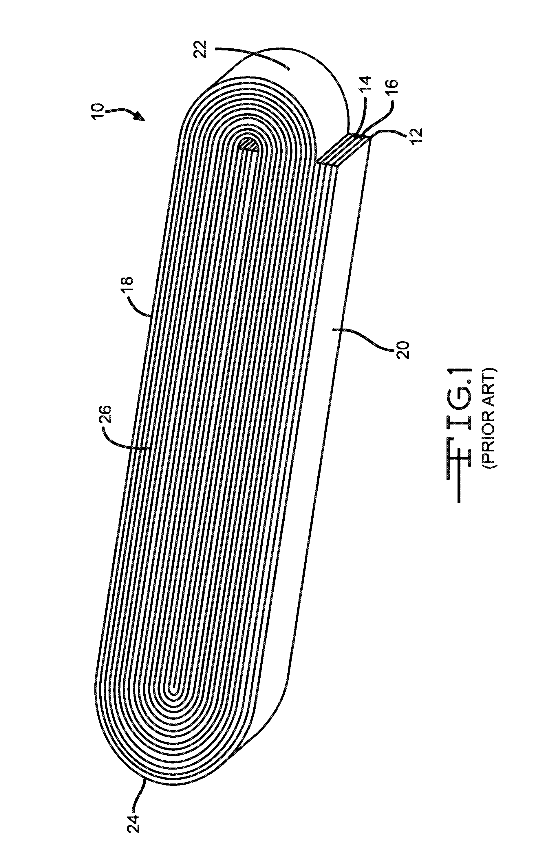 Lithium battery having irregularly shaped casing