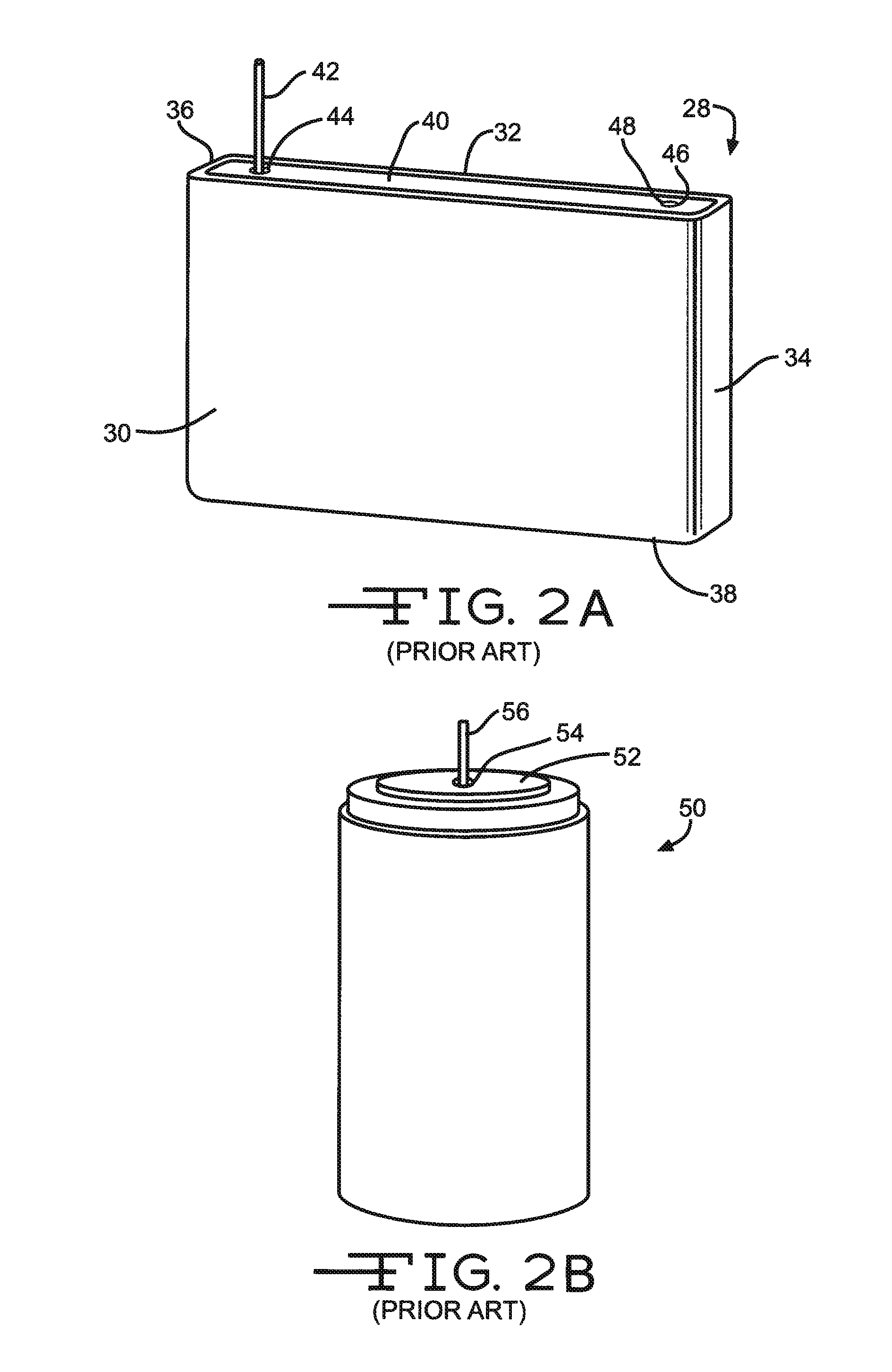 Lithium battery having irregularly shaped casing