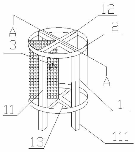 Method for preparing artificial squid reef