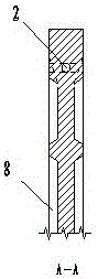 Combined corner feeding chamber-type filter plate and liquid discharge method thereof