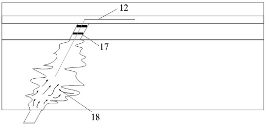 Extraction method combining roof extraction roadway cross-layer drilling presplitting blasting with multi-branch directional holes