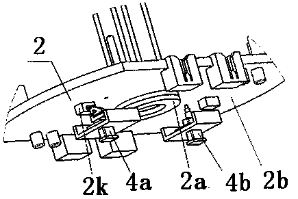 Double-station assembly table for rotary automobile front slide column