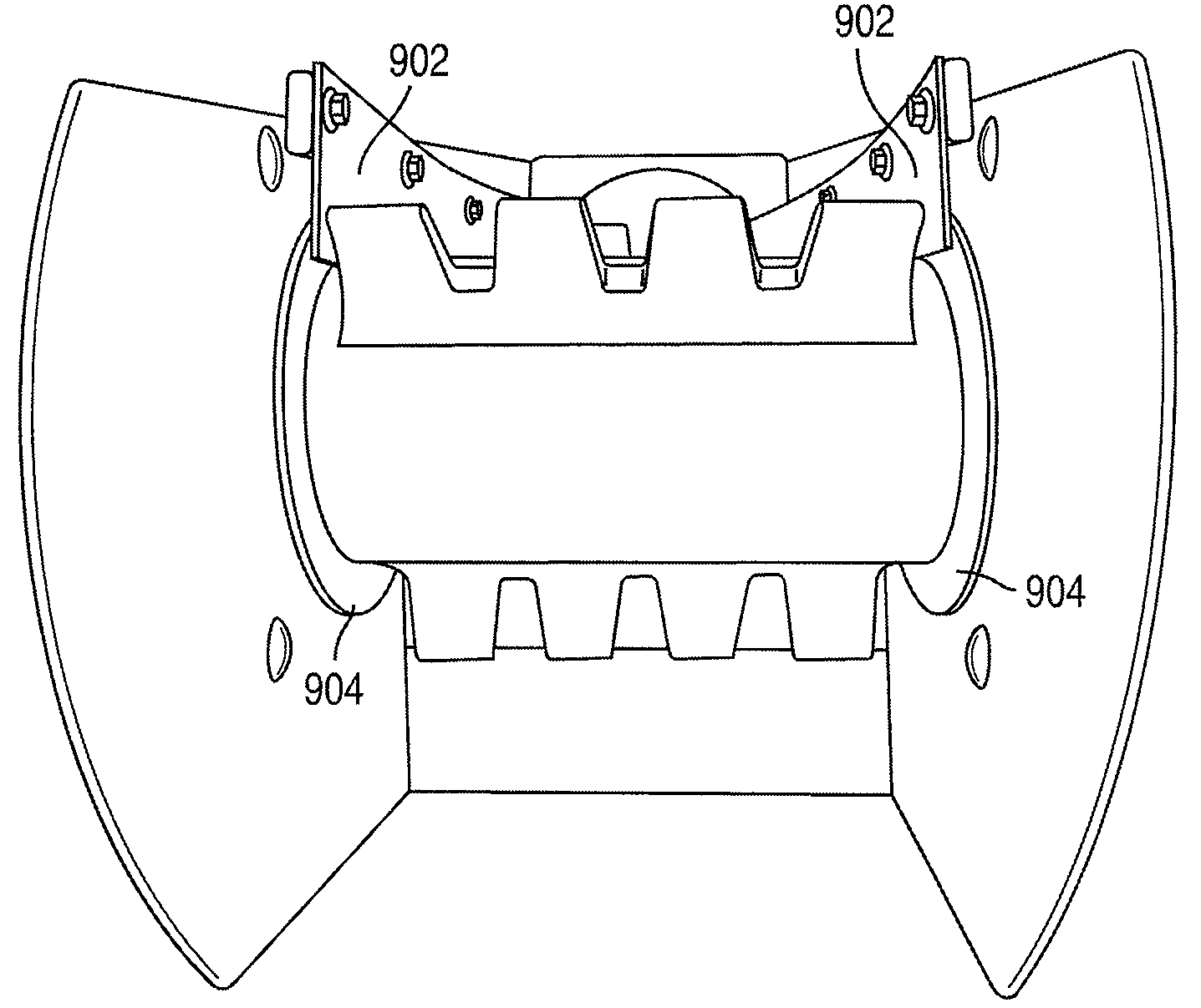 Tube conveyor with sealing belt edges