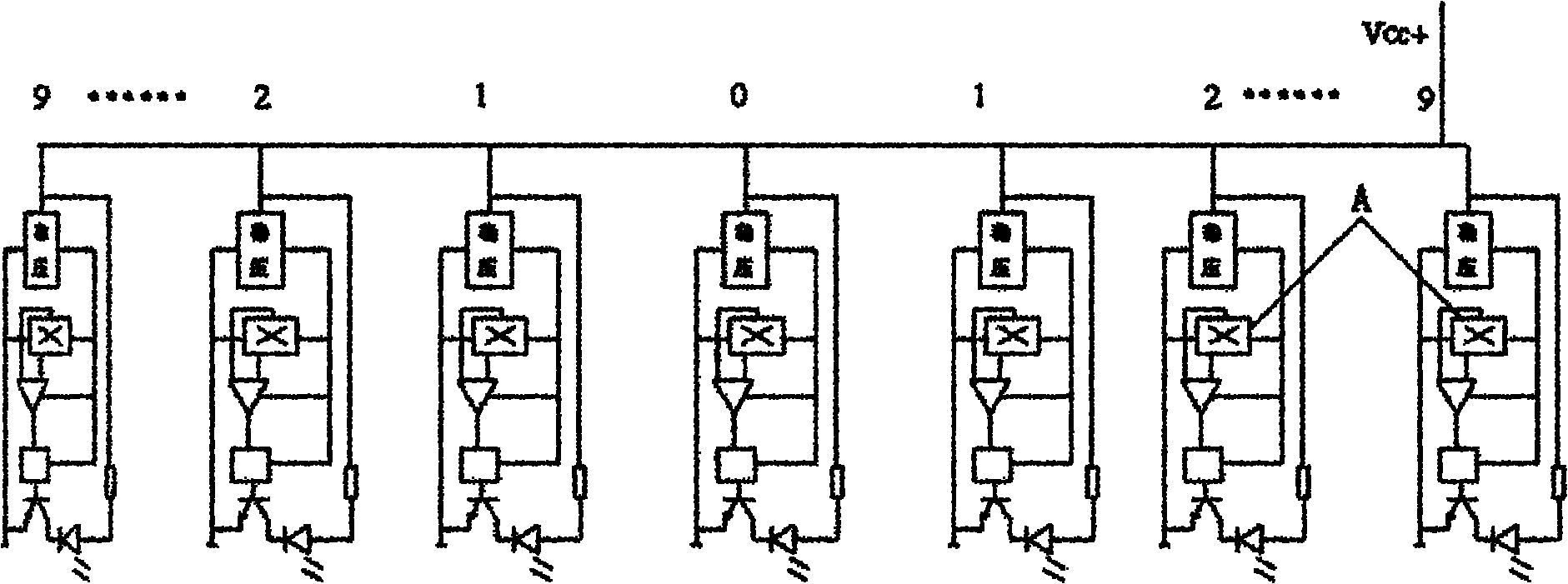 Automobile steering display system