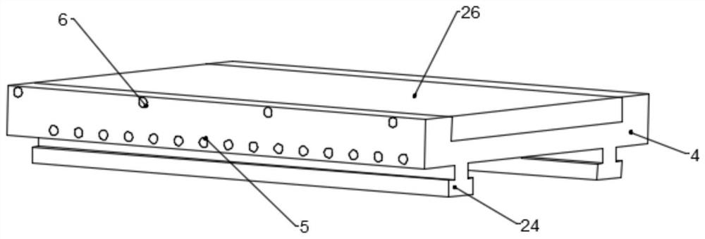 Perforating device for injection mold machining