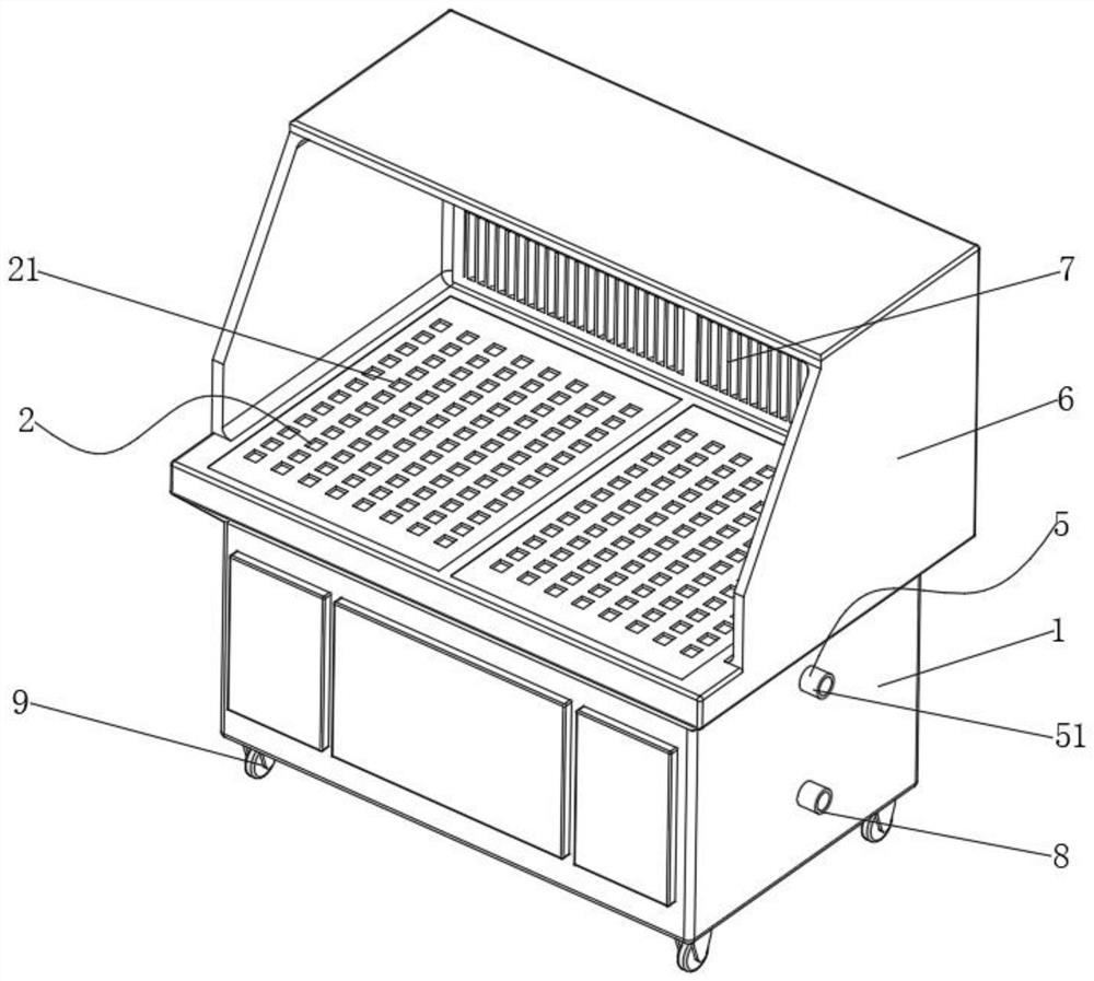 Waste recovery mechanism of hardware building material grinding device and working method of waste recovery mechanism