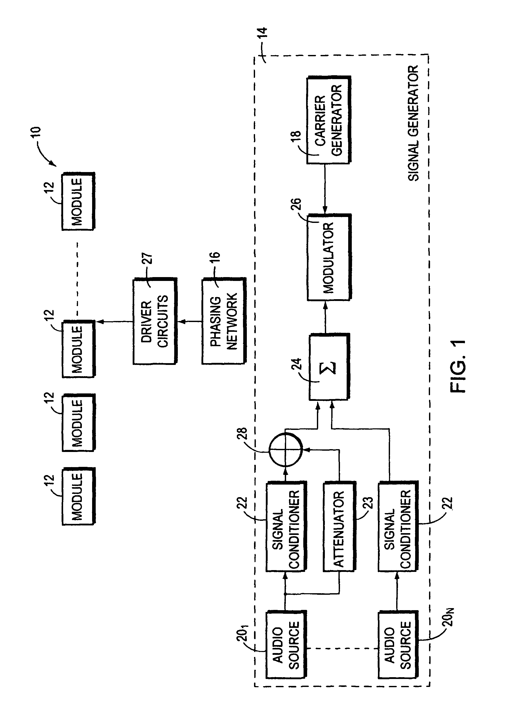 Parametric audio system