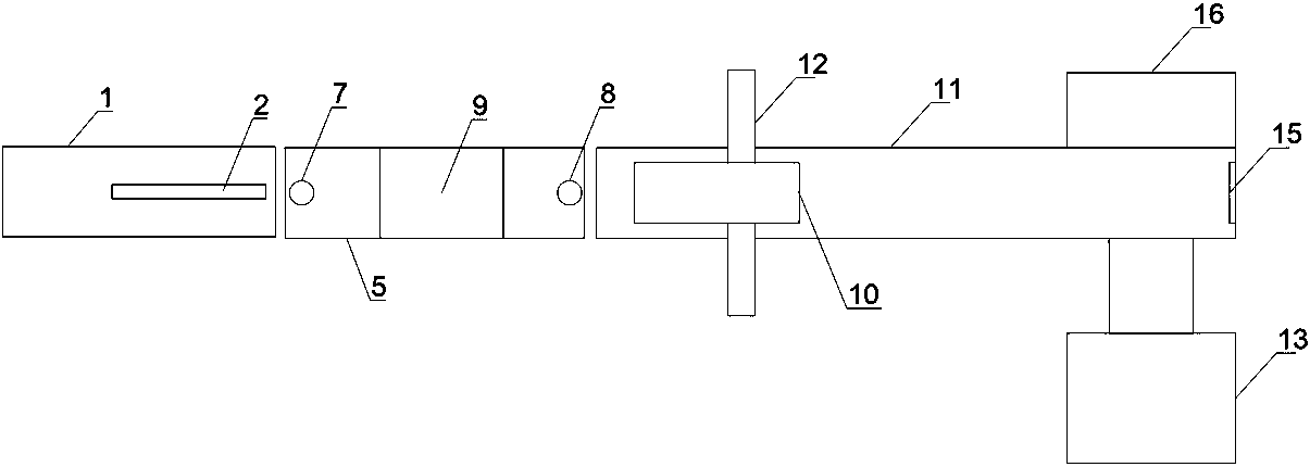 Front-rear direction correction device for longitudinal conveying of batteries