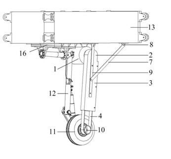 Drop test bed with speed controllable rotation driving mechanism