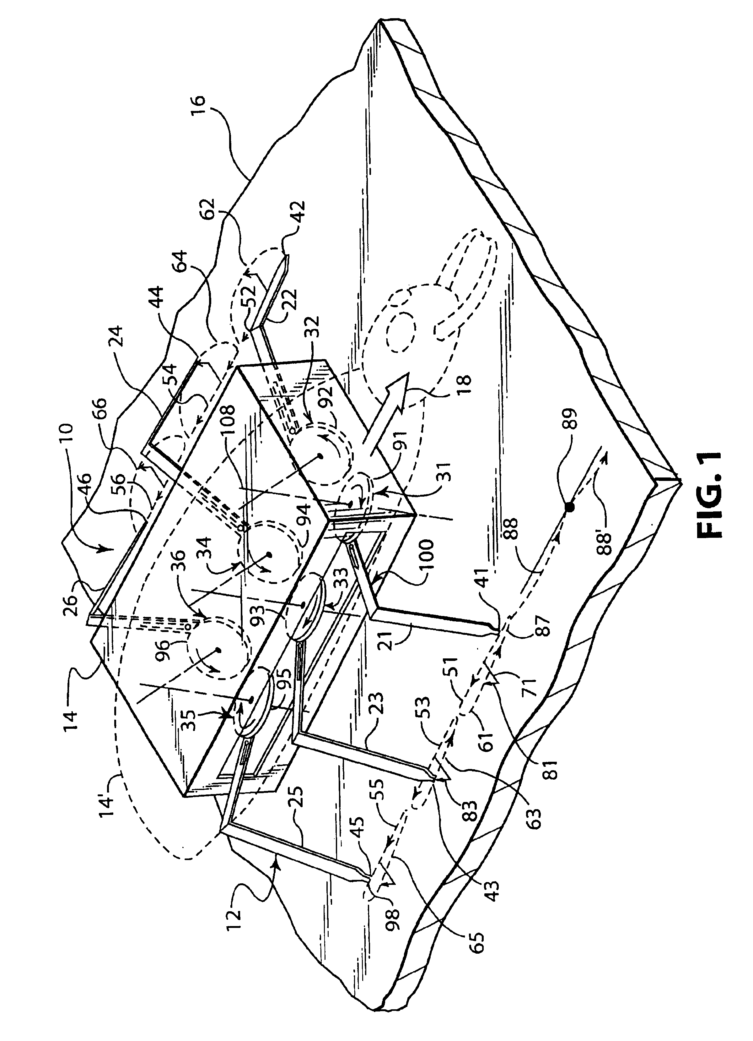 Apparatus and method for producing ambulatory motion