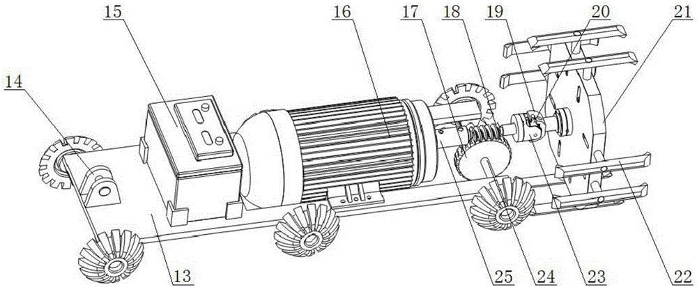 An automatic derusting and painting equipment for the inner wall of the pipeline