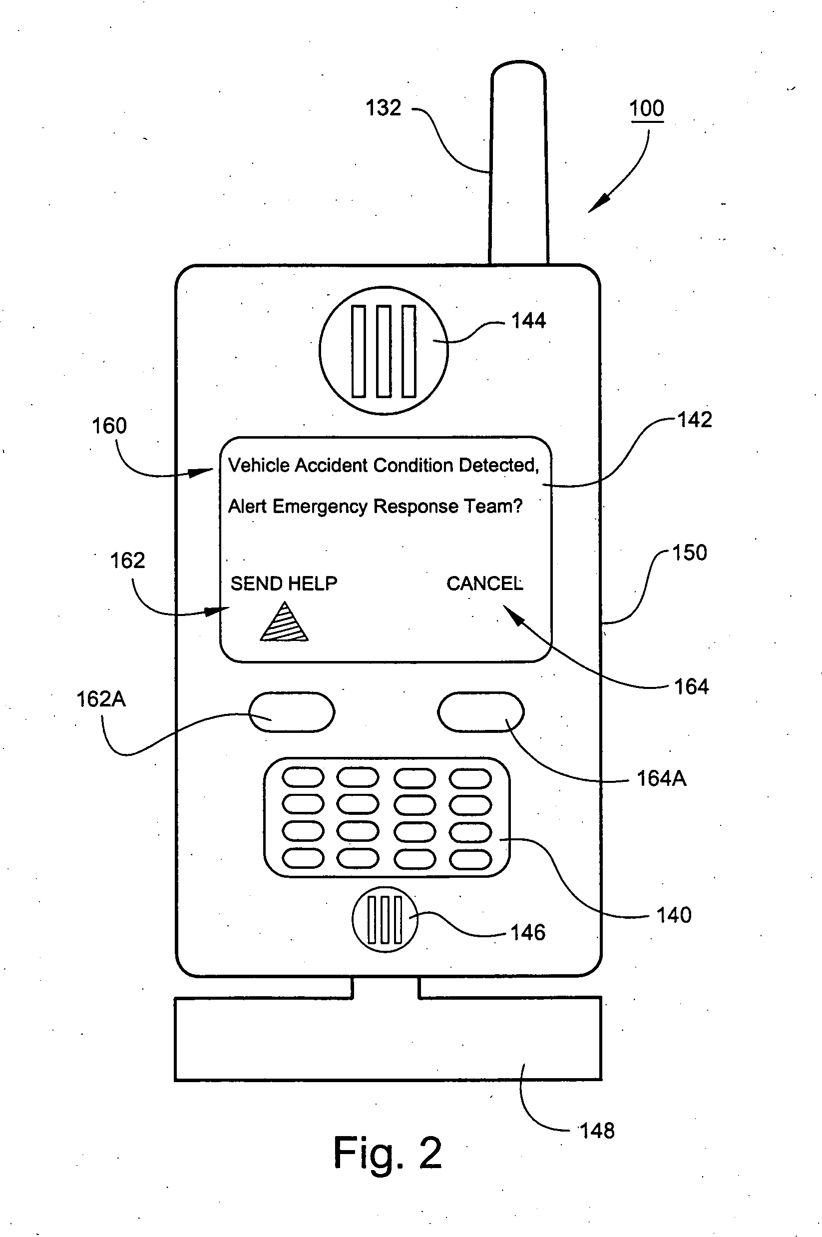 Methods, systems and mobile terminals for vehicle crash detection using a positioning system