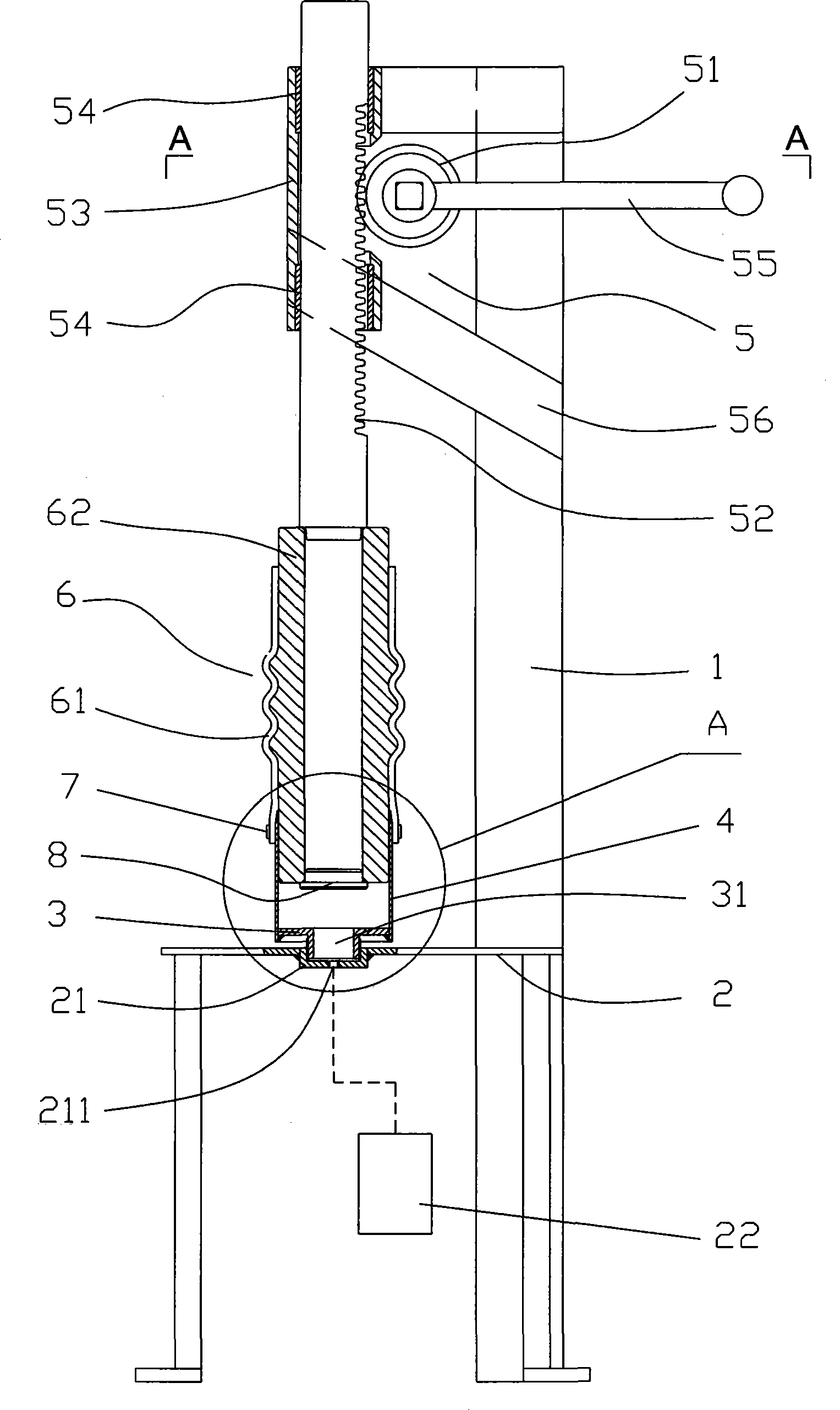 A hose depoling method and a device thereof