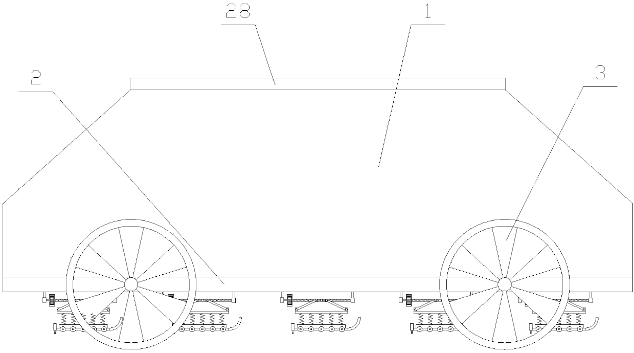 Intelligent new-energy automobile with high charging efficiency and protection function