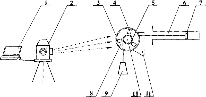 Underground engineering wall rock displacement real-time observation device